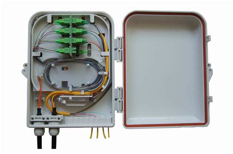 fiber optic distribution termination box|wall mount fiber splice box.